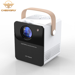 Giá thấp bảo vệ 720P <span class=keywords><strong>Android</strong></span> 9 LED LCD 6000 lumens được xây dựng trong pin USB ngoài trời Túi Máy chiếu hướng dẫn sử dụng tập trung - Product Image 1