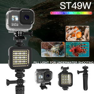 Recargable 30m impermeable bajo el agua <span class=keywords><strong>Mini</strong></span> Luz de relleno lámpara de luz de relleno de buceo luces de vídeo Led en la cámara para Gopro <span class=keywords><strong>Hero11</strong></span> 10 9 - Product Image 3