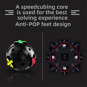 Qiyiおもちゃ脳発達パズルゲーム360度回転3Dギア構造mofanggeスピード磁気ギアキューブ - Product Image 5