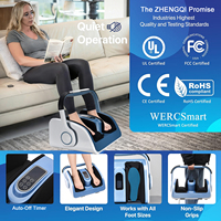 Masajeador Eléctrico de Pies Shiatsu con Calor, Vibración y Presión de Aire para Pies, Pantorrillas y Piernas