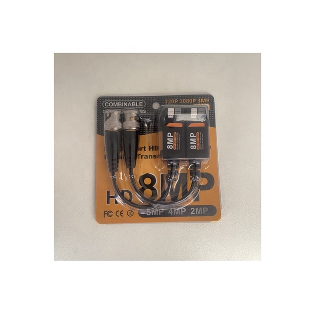 1 HD CVI TVI AHD to IP Converter 1CH Passive HD CCTV Video 8MP Balun and Cctv Camera Bnc Balun Connector and Cctv Accessories