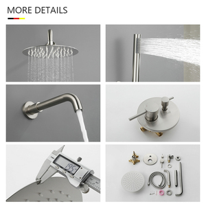 Set <span class=keywords><strong>Doccia</strong></span> a Pioggia Moderno per Bagno, Sistema Miscelatore con Soffione <span class=keywords><strong>Doccia</strong></span> Intelligente, Colonna <span class=keywords><strong>Doccia</strong></span> - Product Image 3