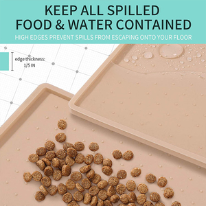 Napperon en silicone imperméable <span class=keywords><strong>pour</strong></span> animaux de compagnie motif solide chat et <span class=keywords><strong>chien</strong></span> mangeant bol <span class=keywords><strong>tapis</strong></span> fournitures <span class=keywords><strong>pour</strong></span> animaux de compagnie <span class=keywords><strong>tapis</strong></span> d'alimentation - Product Image 4