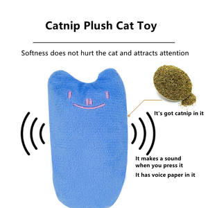 Juguete de peluche moderno de dibujos animados para perros, con expresión facial de perro, anillo de papel y hierba gatera, interactivo, resistente a mordidas y realista, para molares. - Product Image 4