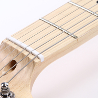 Cheap and High Quality Custom Right Hand 6 String White Color Bass Wood Material St Style Electric Guitar