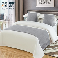 Coussin de lit d'hôtel en peluche douce pour salon, décoration intérieure