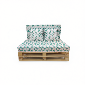 Coussin de palette en éponge de 12 cm - 4 coussins de palette pour siège et oreiller - Product Image 1