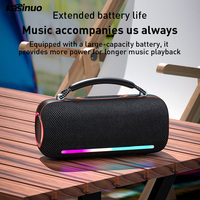 Enceinte Bluetooth Kasinuo 32W en gros, étanche IPX5, avec lumière RGB, double haut-parleur, portable, pour sport et musique en extérieur