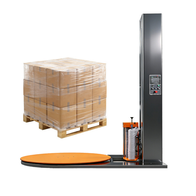 Pallet Wrapping Machine with Adjustable Wrapping Speed for Different Packing Demands