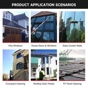 Удлинительная телескопическая штанга из углеродного волокна (T300, T800, M40) высотой 35 футов, легкая и прочная, для мытья окон и солнечных панелей - Product Image 6