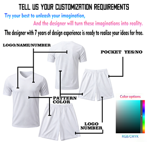 Aangepaste voetbalkleding update: ademende, korte mouwen, groothandel voetbaltenues, digitaal printen, sneldrogend - Product Image 2