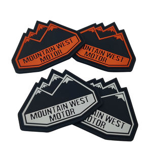 Logo en caoutchouc personnalisé patchs en caoutchouc cousus étiquette en PVC patchs en PVC étiquette en silicone étiquette en caoutchouc PVC - Product Image 2