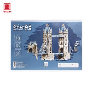 Bloc de Dibujo Hong Ha A3, Papel de Dibujo en Blanco para Impresión Digital, 100gsm-4944, Hojas Sueltas, Cubierta de Papel, para Composición Artística y Promoción - Product Image 5