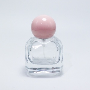 Best Price Empty pink Cute Crimp Perfume Oil <b>Bottle</b> 30ml 50ml 100ml Round Perfume <b>Bottle</b> With Packing Box - Product Image 3