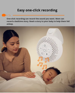 Veilleuse portable chauffante, aide au sommeil, appareil apaisant pour bébé, 16 chansons de la nature, haut-parleur de bruit blanc - Product Image 2