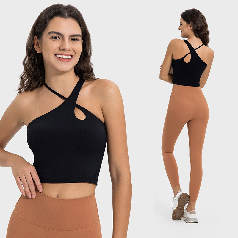 Hollow Out Backless Sexy Sports Tank Tops Fitness Running Sleeveless Women Yoga T Shirt