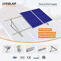 UISOLAR Support Solaire Réglable en Gros, Structure de Montage Solaire en Aluminium à Angle Inclinable, Système de Fixation Solaire pour Toit Plat