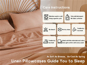 Funda de Almohada de Lino 100% Orgánico, Transpirable, de Verano, con Certificación GOTS, Hilo de Origen Francés - Product Image 6