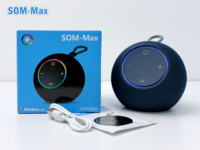 Speaker Nirkabel Bluetooth Speaker Lucu Desktop Luar Ruangan Home Theater Sisipkan Kartu Mini Bulat FM/BT/TWS/USB