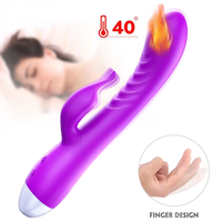 Beheizbarer AV-Stab G-Punkt Sexspielzeug Rabbit-Vibrator für Frauen Vagina-Klitoris-Stimulator Massagestab Vibrator Sexshop Dropshipping