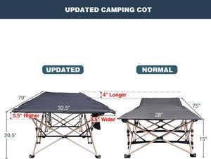 Woqi tente pliante légère <span class=keywords><strong>lit</strong></span> <span class=keywords><strong>de</strong></span> Camping avec serrure à levier installation facile Portable <span class=keywords><strong>Compact</strong></span> pour les voyages en plein air - Product Image 3