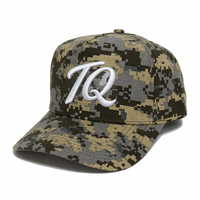 Topi Baseball 3D Bordir Dot Camo 5/6 Panel Poliester Bernapas Tahan Air Unisex Dapat Disesuaikan untuk Berburu Memancing Taktis di Luar Ruangan