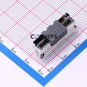 G97V22332HR Gold Finger Connector SMD,P=0.6mm Connector 0.6mm 74P Vertical Mount Copper Alloy - Product Image 1
