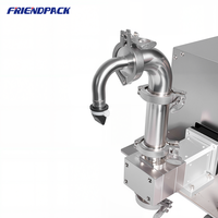 Machine de remplissage semi-automatique pour liquides, huiles essentielles et huiles comestibles, 10-5000 ml, avec pompe à engrenages magnétique servo