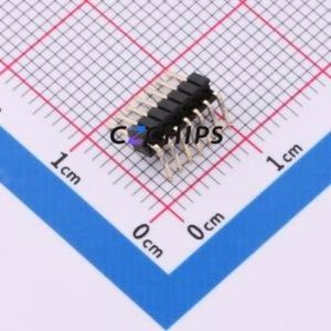 5AIW3-7440-107-W0 Pin Header Bent Lead Through Hole,P=1.27mm Connector 1x7P 1.27mm Pin Header Right Angle Insert - Product Image 2