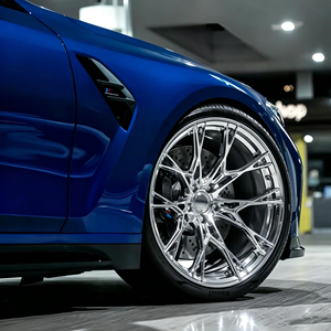 Jantes forgées triple chrome concaves pour voitures de course BMW M2 F80 F90 M3 G20 G30 G80 M8 Audi RS6 - Product Image 1