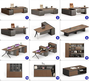 Postazione di Lavoro Modulare Ergonomica in Legno per Uffici Commerciali Condivisi - Product Image 5