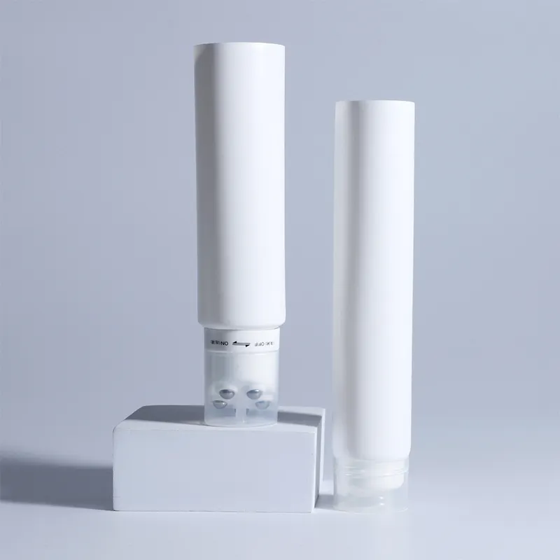 popular soft deodorant cream packaging tube with rubber head