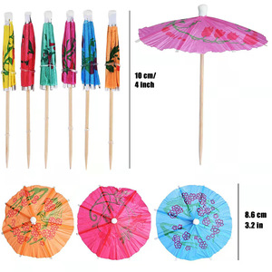 Palillos de Madera de Alta Calidad Envueltos en Papel, con Forma de Paraguas, para Hoteles, Hogares, Fiestas y Eventos - Product Image 2