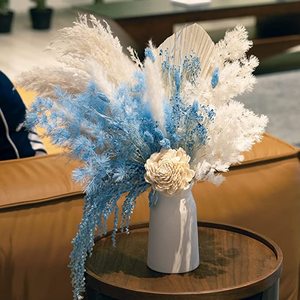 Hojas de Helecho Ming Secas Naturales, Reales y Conservadas, Ecológicas, Hechas a Mano, para Ramos de Boda, Decoración de Jarrones para el Hogar, Manualidades Florales, 50 Piezas - Product Image 5