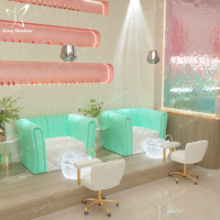 Chaise de pédicure personnalisée chaise de spa canapé de pédicure avec barre de manucure