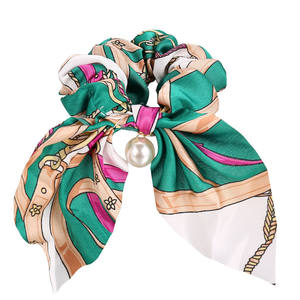 Coleteros con Perlas para Mujer, Coleteros con Lazo Largo y Nudo para Mujer - Product Image 3