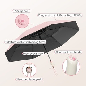 Parapluie automatique mignon de conception originale de chat doux avec la protection solaire pour des dames - Product Image 4
