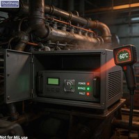 Convertisseur de puissance marin certifié ABS anti-corrosion pour applications d'alimentation sans interruption (ASI) embarquées et d'alimentation de secours