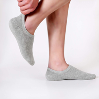 Chaussettes à coupe basse en coton antidérapantes au design personnalisé Chaussettes de basket invisibles en bambou unisexes