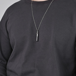 Cold neutral wind Zodiac perfume essential <strong>oil</strong> aromatherapy bottle stainless steel pendant fashionable men and women necklace we - Product Image 4