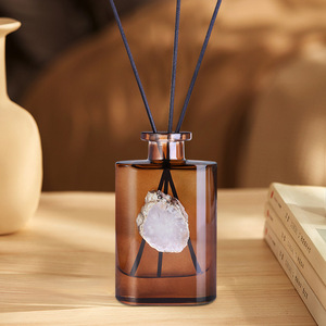 New Design Reed Diffuser Sets Agate Crystals Nile Summer English Pear Freesia Scent Long-Lasting for Living Room Bathroom Office - Product Image 4