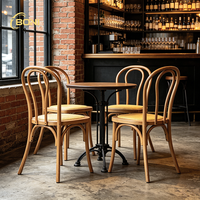 Chaise Thonet en bois courbé pour banquets d'hôtel, événements de mariage, mobilier commercial de restaurant, Silla De Comedor (vente en gros)