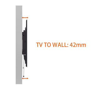 चारमाउंट त्वरित लॉक मैक्स वेसा 600*400 मिमी उच्च गुणवत्ता वाले टीवी माउंट टिल्ट फिक्स्ड दीवार माउंट - Product Image 4