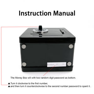 थोक धातु मनी बैंक खिलौना सुरक्षित संयोजन के साथ - Product Image 4