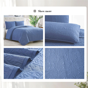 لحاف صيفي من الألياف الدقيقة من KOSMOS مكون من 3 قطع 90 جرامًا للمتر المربع، لون سادة، لحاف حريري، بسعر الجملة في الصين، لحاف رخ - Product Image 2