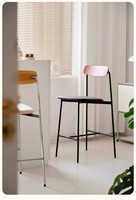 Tabouret de bar en métal de style nordique, hauteur réglable 45-65 cm, tendance, luxe léger, usage commercial pour petits appartements, café