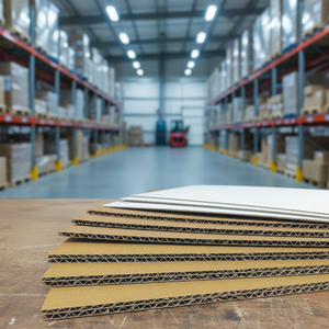 Cartón Corrugado de Alta Calidad al por Mayor, Revestimiento de Doble Cara, Ecológico, con Flauta B/C/E/BC/BE - Product Image 1