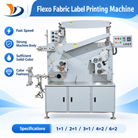 Nouvelle machine d'impression automatique à lavage à l'eau pour marquage, petite machine flexographique à ruban pour film TPU en rouleau, tricolore, 10-60m/min, 220V, pour vêtements 1