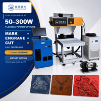 Machine de marquage laser dynamique grand format 50W à 300W, 8000 mm par seconde, pour l'usine d'articles en cuir