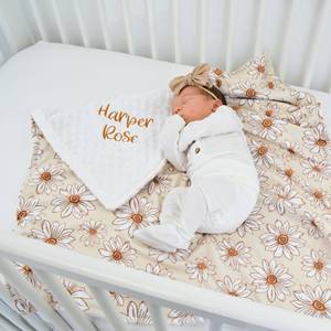 Top Ranking Nome Personalizado Cobertor Grosso Lã Cama Sofá Home Decor Sólido Lance Cobertores Do Bebê - Product Image 2